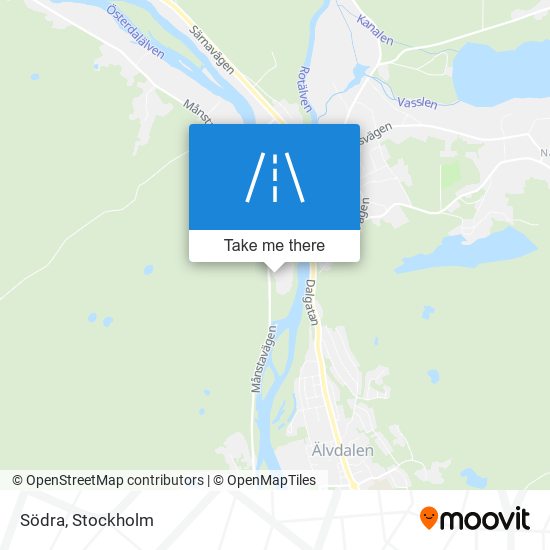 Södra map