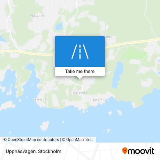 Uppnäsvägen map