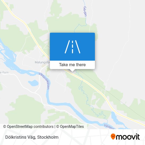 Dölkristins Väg map