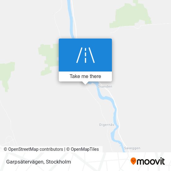 Garpsätervägen map