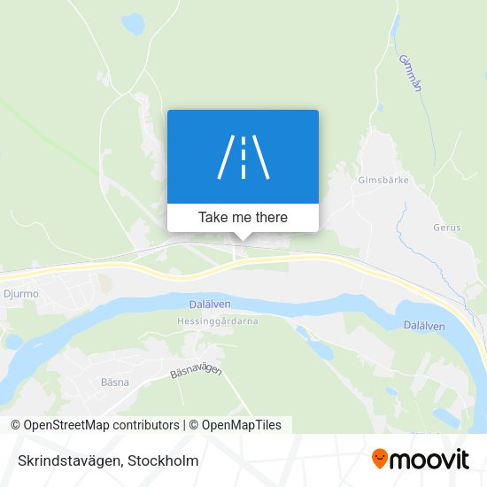 Skrindstavägen map