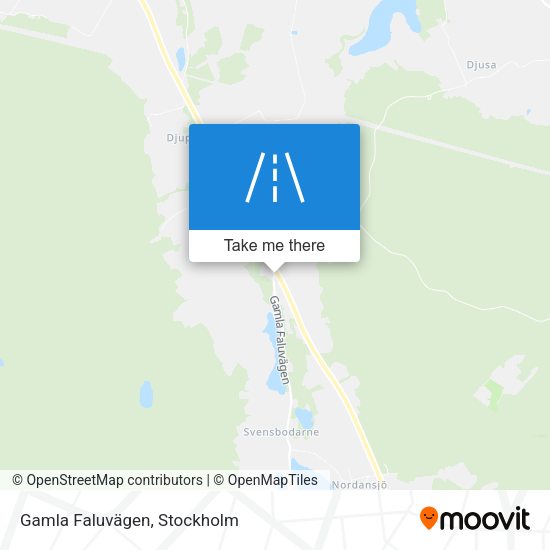 Gamla Faluvägen map