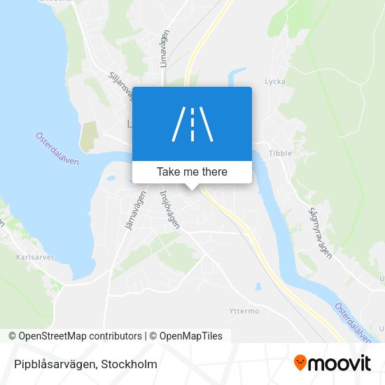 Pipblåsarvägen map