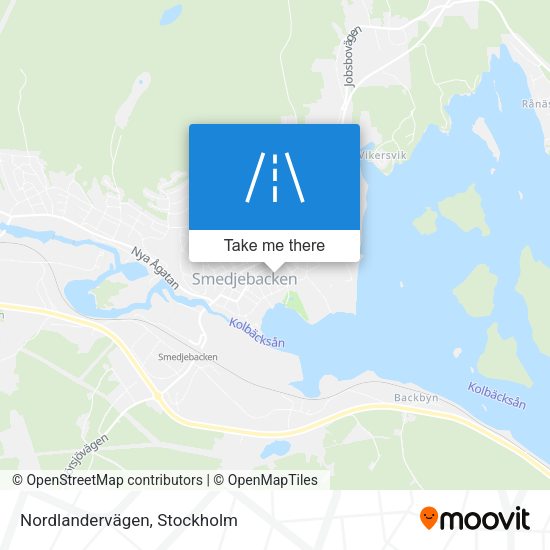 Nordlandervägen map