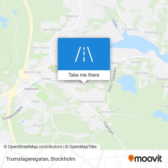 Trumslageregatan map