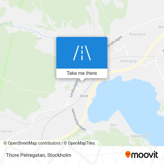 Thore Petregatan map