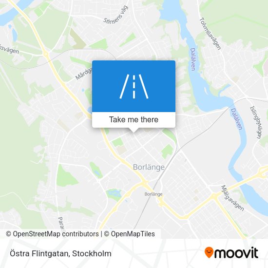 Östra Flintgatan map