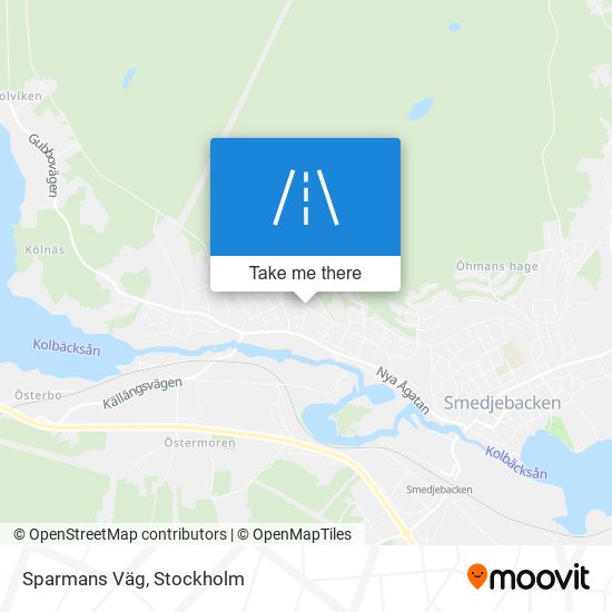 Sparmans Väg map