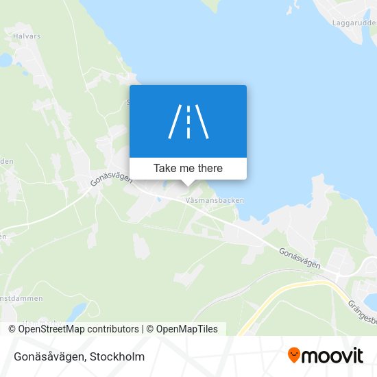 Gonäsåvägen map