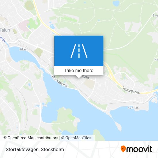 Stortäktsvägen map