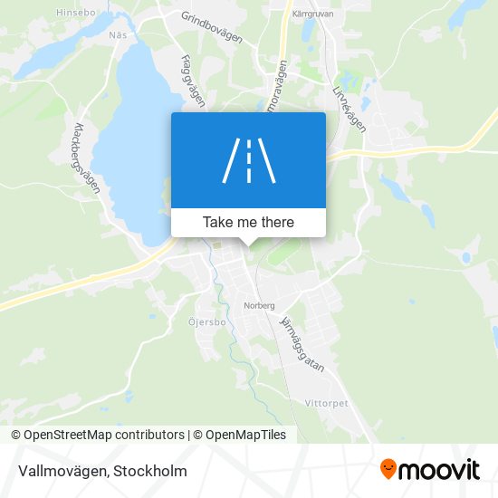 Vallmovägen map