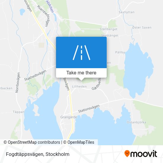 Fogdtäppsvägen map