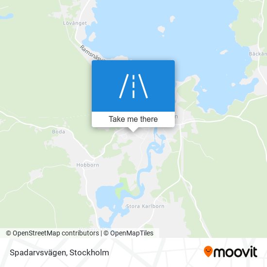 Spadarvsvägen map