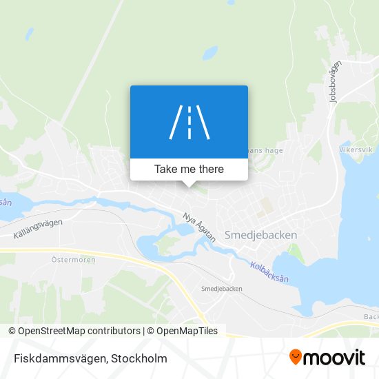 Fiskdammsvägen map