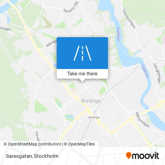 Saresgatan map