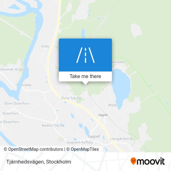 Tjärnhedsvägen map