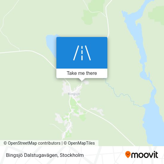 Bingsjö Dalstugavägen map