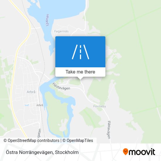 Östra Norrängevägen map