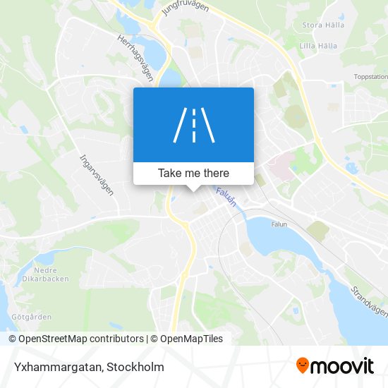 Yxhammargatan map