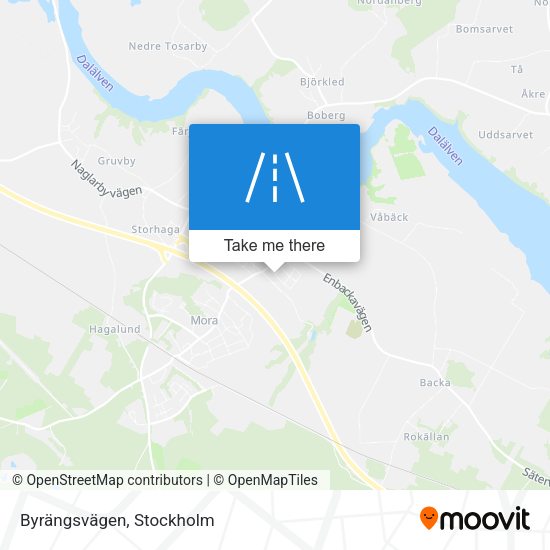 Byrängsvägen map