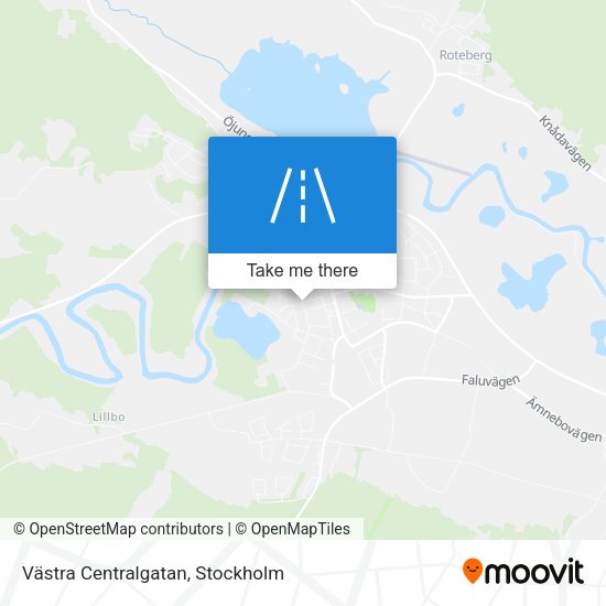 Västra Centralgatan map