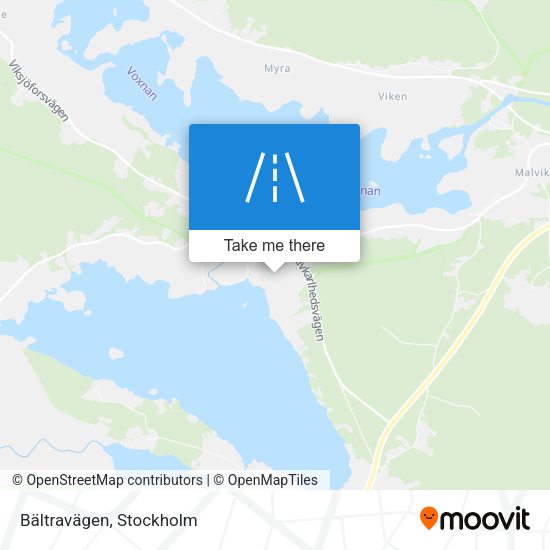 Bältravägen map