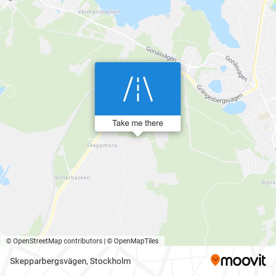 Skepparbergsvägen map