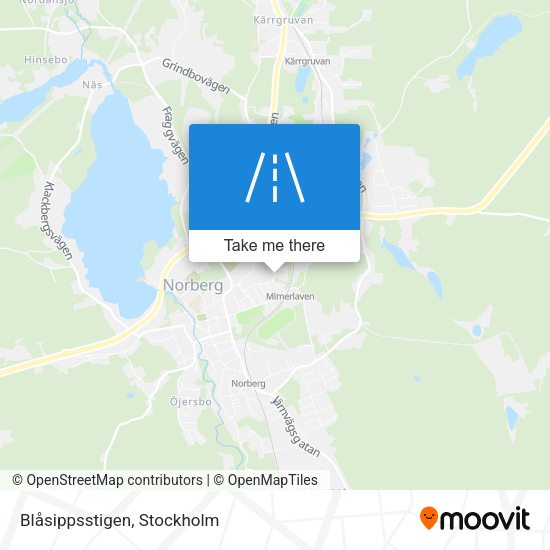 Blåsippsstigen map