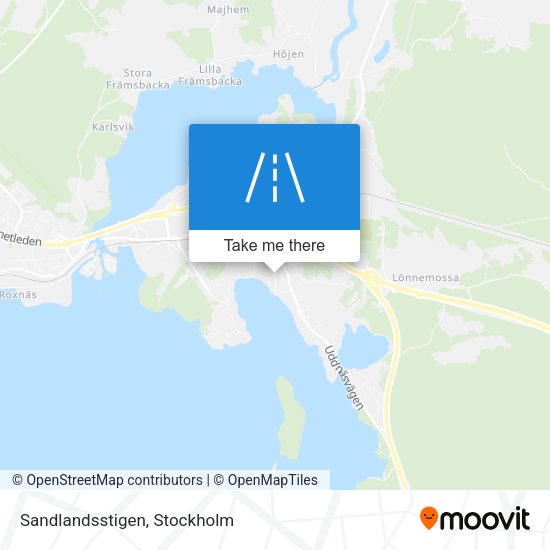 Sandlandsstigen map