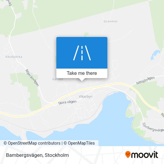 Bambergsvägen map