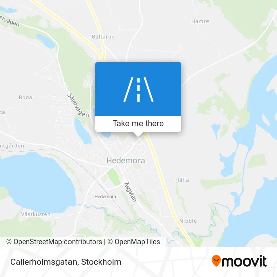 Callerholmsgatan map