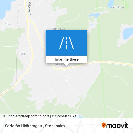 Söderås Niåkersgatu map