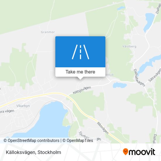 Källoksvägen map