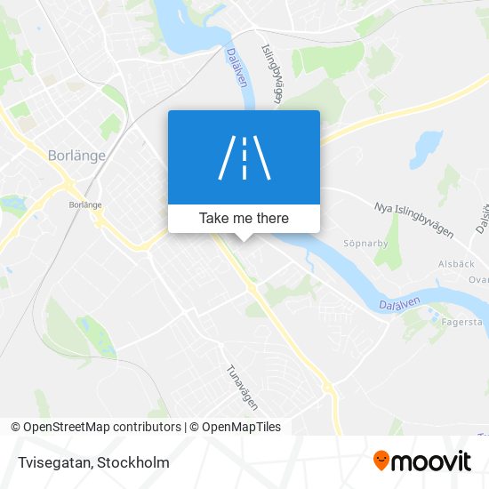 Tvisegatan map