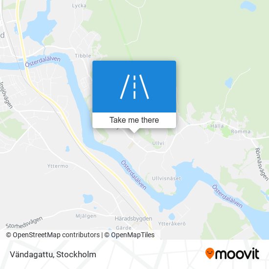 Vändagattu map