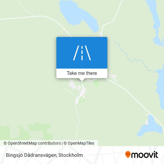 Bingsjö Dådransvägen map