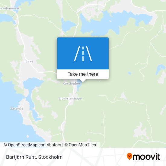 Bartjärn Runt map
