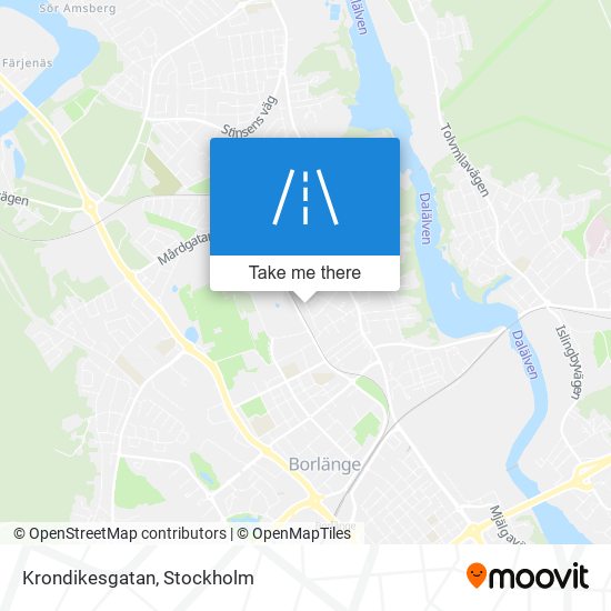 Krondikesgatan map