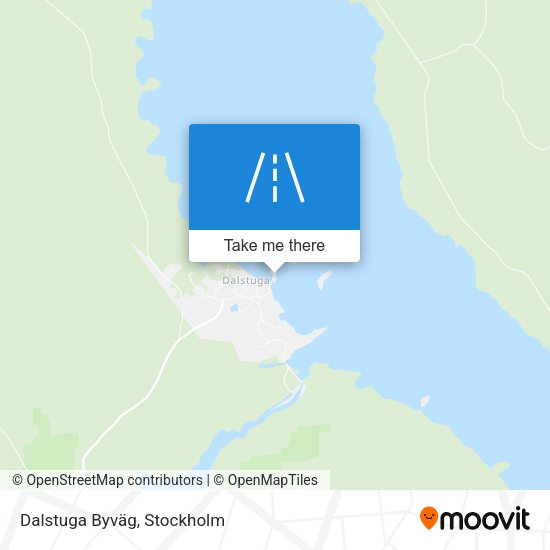 Dalstuga Byväg map