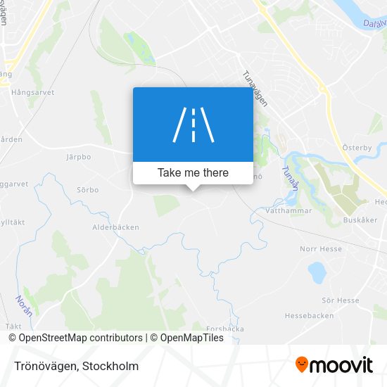 Trönövägen map