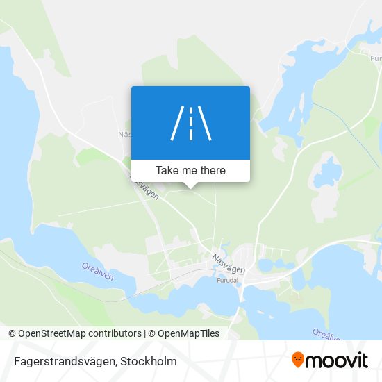 Fagerstrandsvägen map