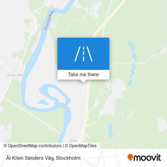 Ål-Kilen Sanders Väg map