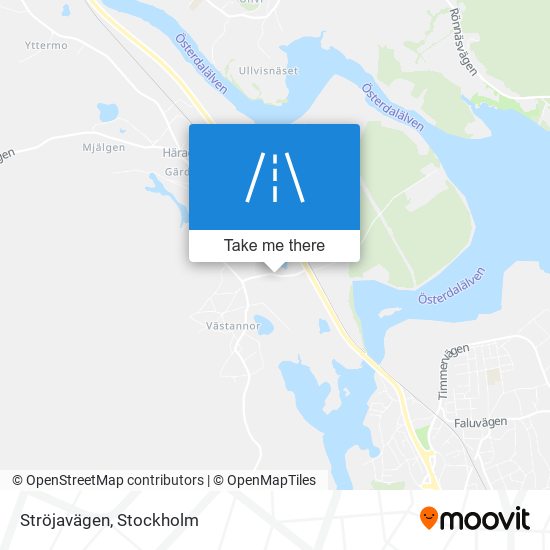 Ströjavägen map