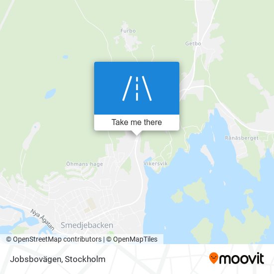 Jobsbovägen map