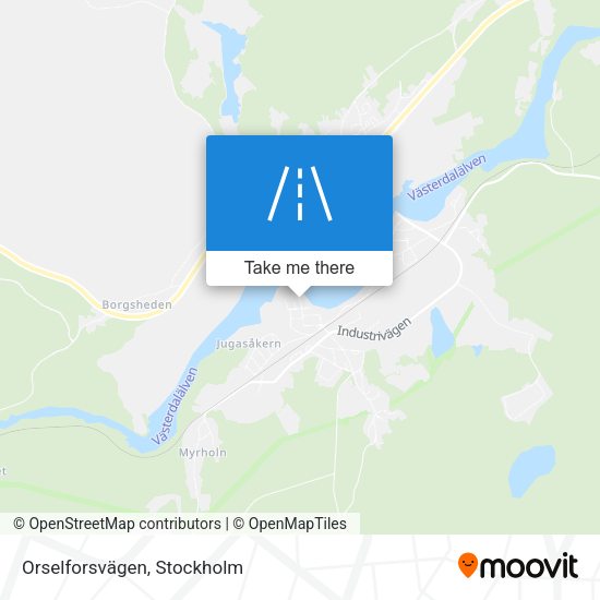Orselforsvägen map