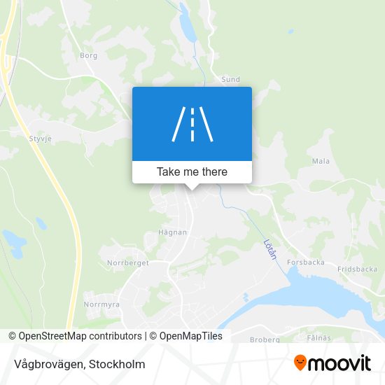 Vågbrovägen map