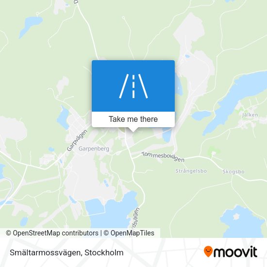 Smältarmossvägen map