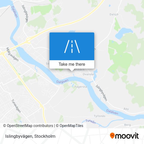 Islingbyvägen map
