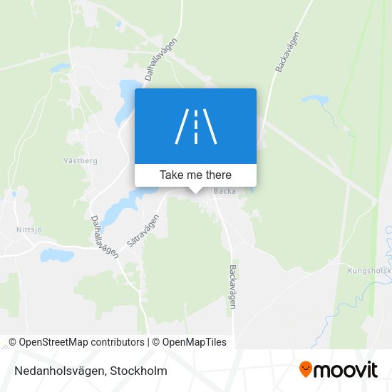 Nedanholsvägen map