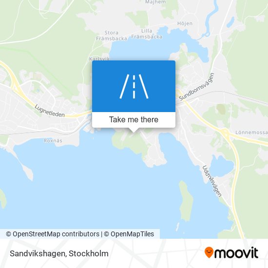 Sandvikshagen map